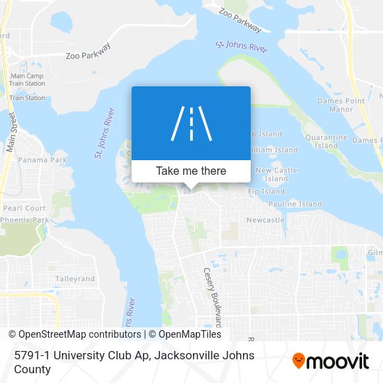 5791-1 University Club Ap map