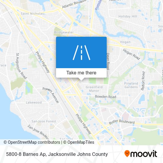 5800-8 Barnes Ap map