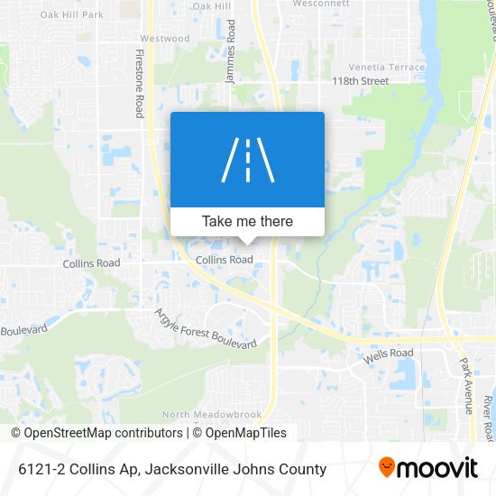 6121-2 Collins Ap map