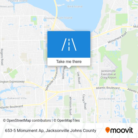 Mapa de 653-5 Monument Ap