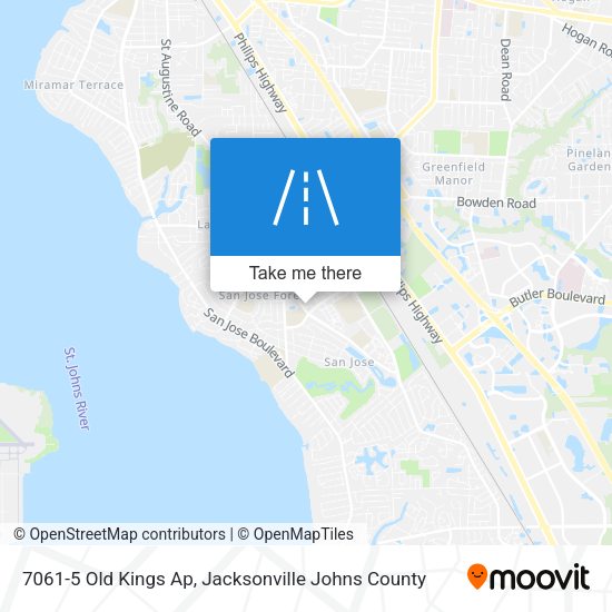 7061-5 Old Kings Ap map