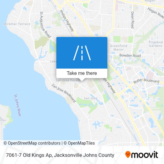 7061-7 Old Kings Ap map