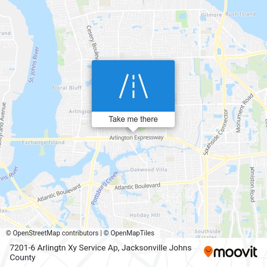 7201-6 Arlingtn Xy Service Ap map