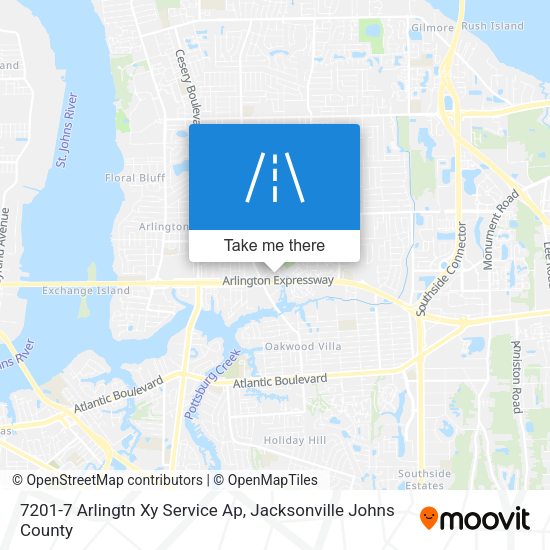 7201-7 Arlingtn Xy Service Ap map