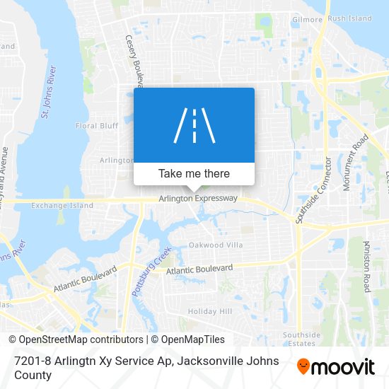7201-8 Arlingtn Xy Service Ap map