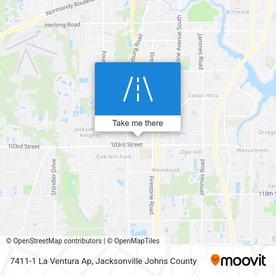 7411-1 La Ventura Ap map