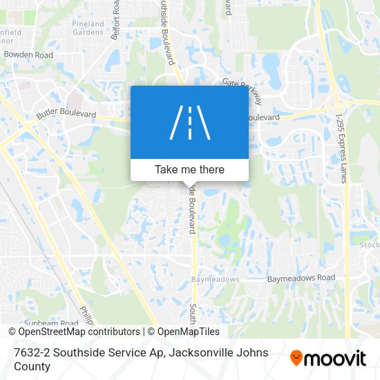 Mapa de 7632-2 Southside Service Ap