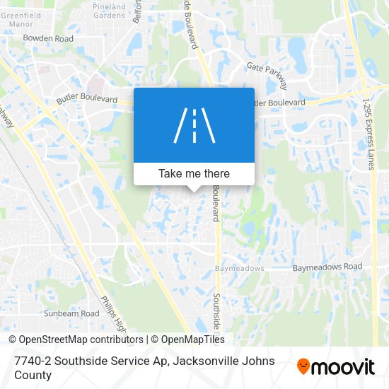 Mapa de 7740-2 Southside Service Ap