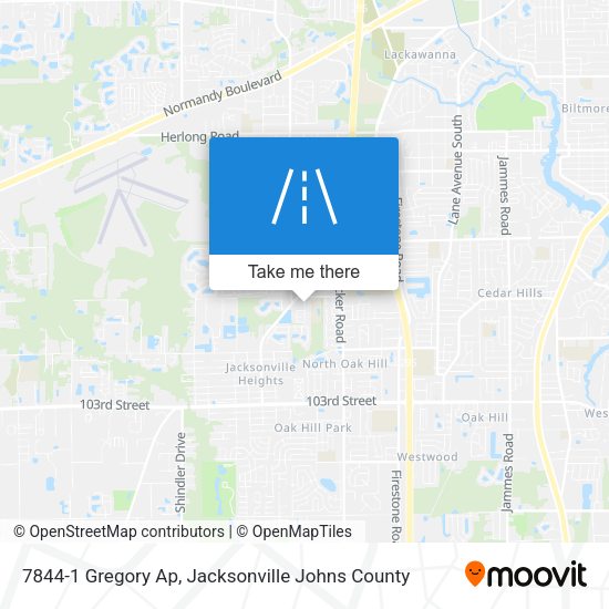 Mapa de 7844-1 Gregory Ap