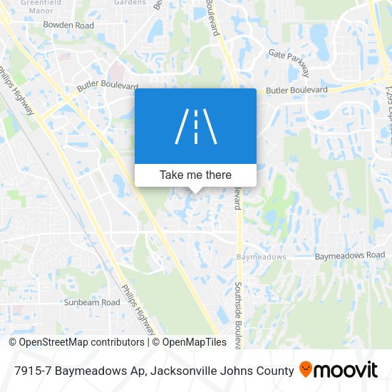 7915-7 Baymeadows Ap map