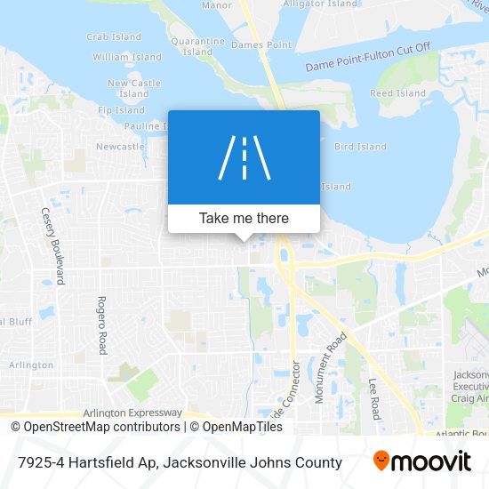 Mapa de 7925-4 Hartsfield Ap