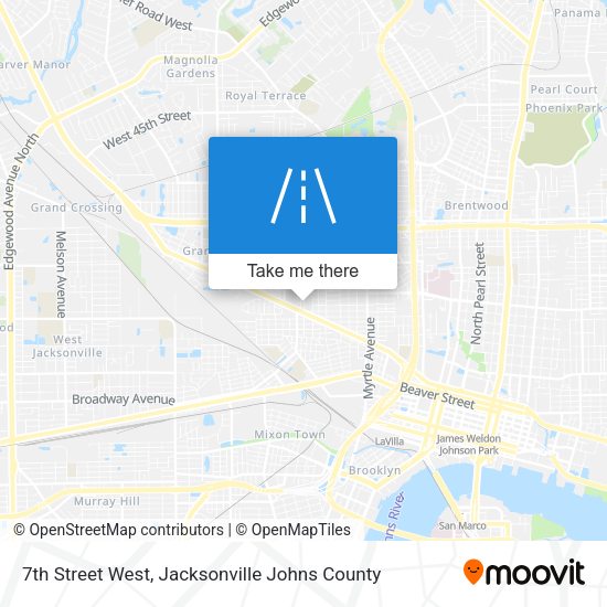 7th Street West map