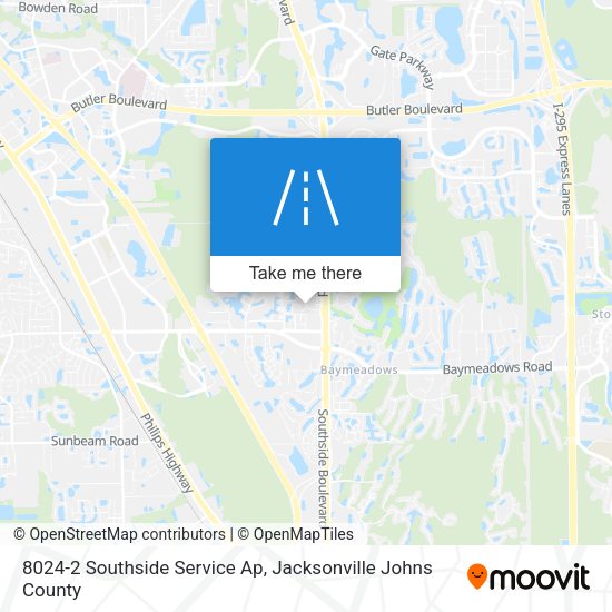 Mapa de 8024-2 Southside Service Ap