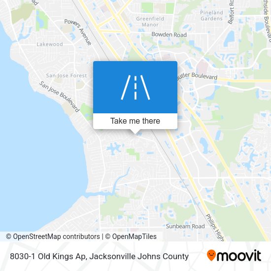 Mapa de 8030-1 Old Kings Ap