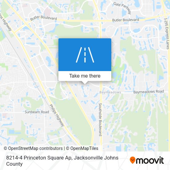 8214-4 Princeton Square Ap map