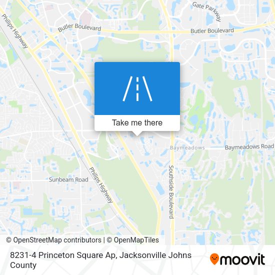 8231-4 Princeton Square Ap map