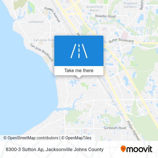 Mapa de 8300-3 Sutton Ap