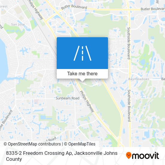 8335-2 Freedom Crossing Ap map