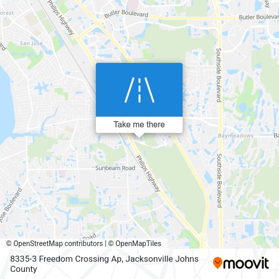 8335-3 Freedom Crossing Ap map
