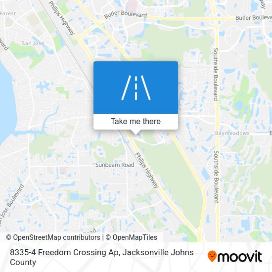 Mapa de 8335-4 Freedom Crossing Ap