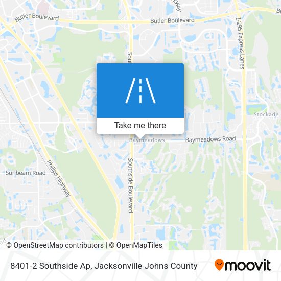 Mapa de 8401-2 Southside Ap