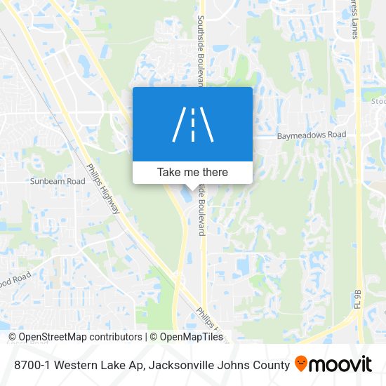 Mapa de 8700-1 Western Lake Ap