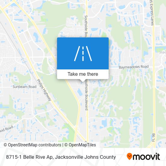 8715-1 Belle Rive Ap map