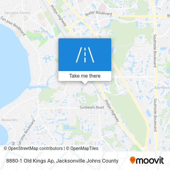 Mapa de 8880-1 Old Kings Ap