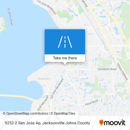 Mapa de 9252-2 San Jose Ap
