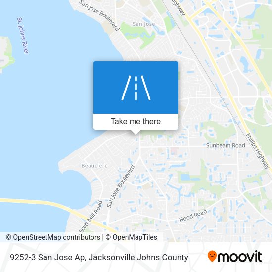 Mapa de 9252-3 San Jose Ap