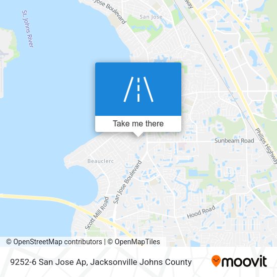 Mapa de 9252-6 San Jose Ap