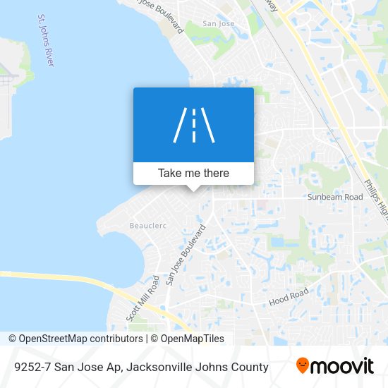Mapa de 9252-7 San Jose Ap