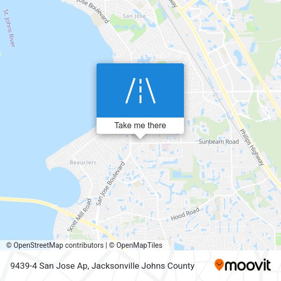 Mapa de 9439-4 San Jose Ap