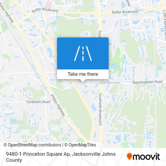 Mapa de 9480-1 Princeton Square Ap