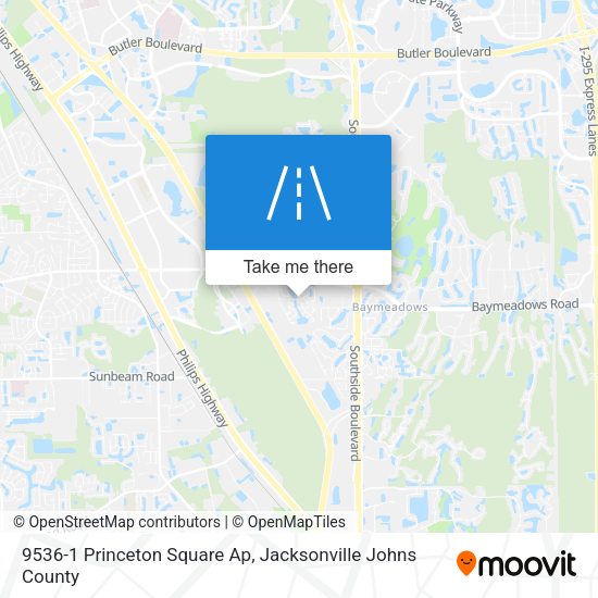 9536-1 Princeton Square Ap map