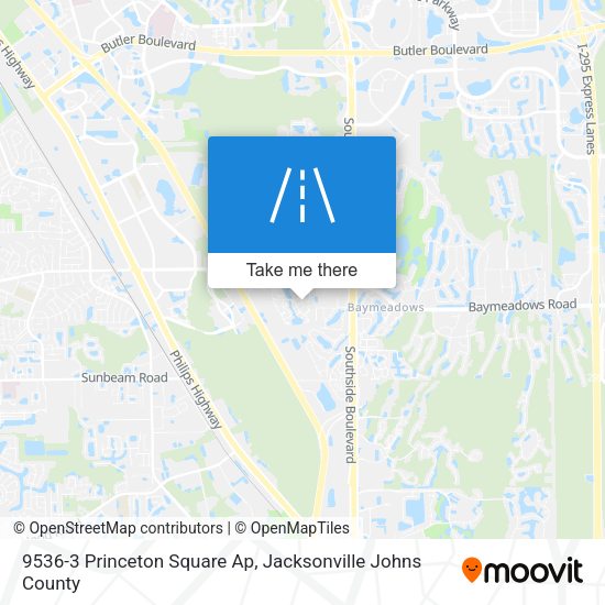 9536-3 Princeton Square Ap map