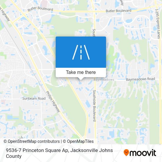 9536-7 Princeton Square Ap map