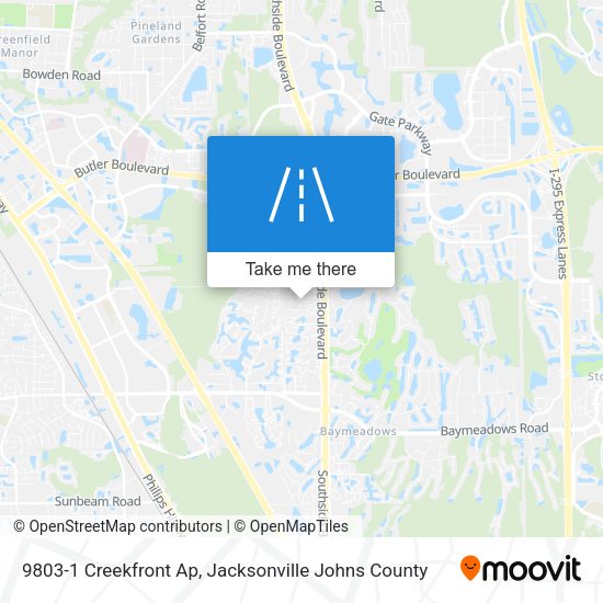 9803-1 Creekfront Ap map