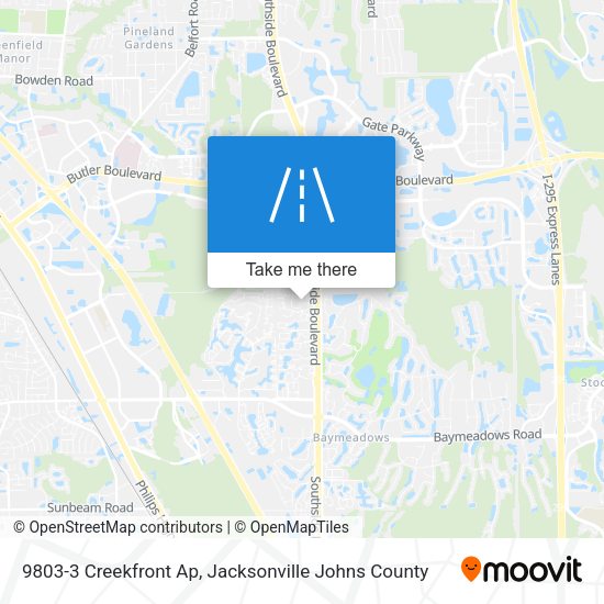 Mapa de 9803-3 Creekfront Ap