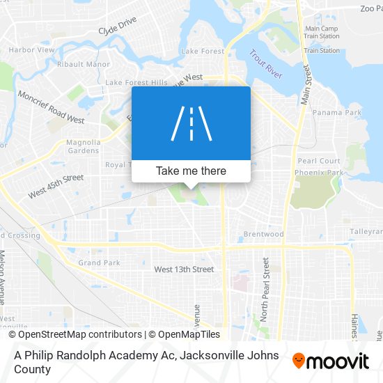 A Philip Randolph Academy Ac map