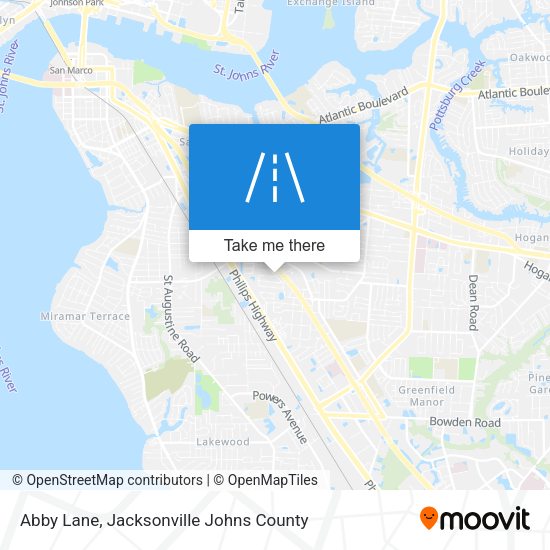 Mapa de Abby Lane