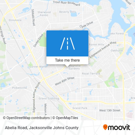 Mapa de Abelia Road