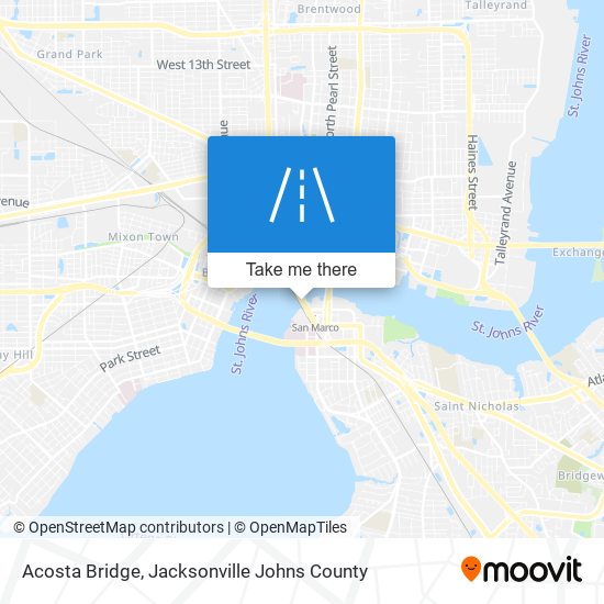 Acosta Bridge map