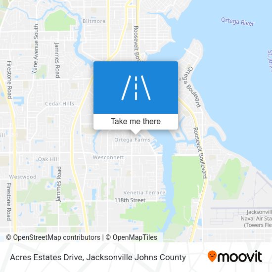 Mapa de Acres Estates Drive