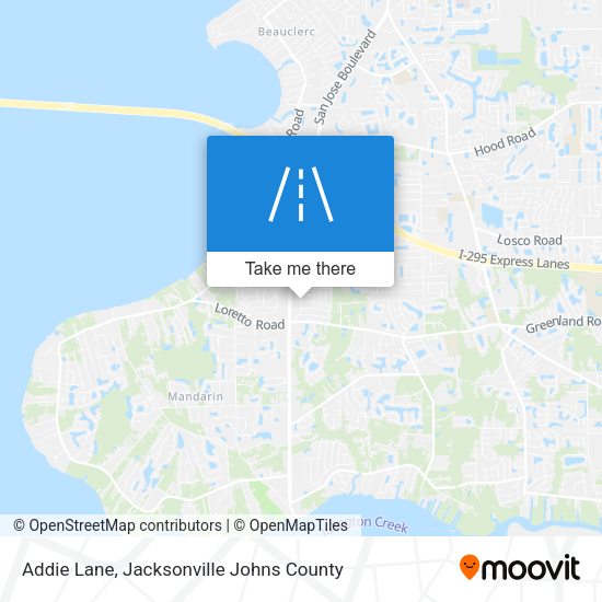 Addie Lane map