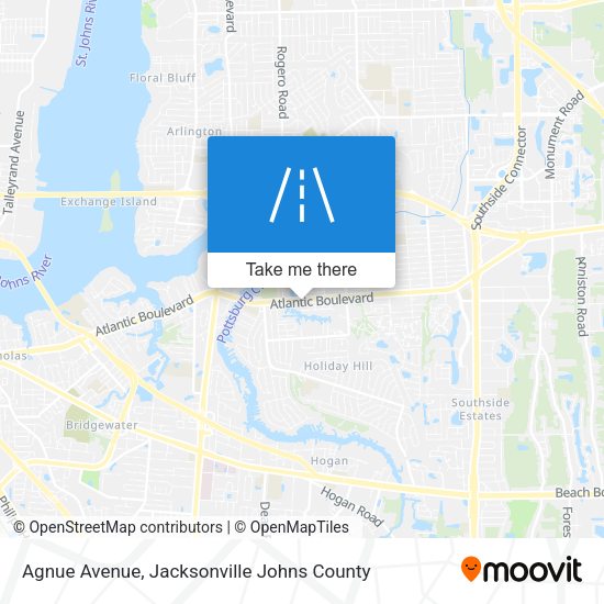 Mapa de Agnue Avenue