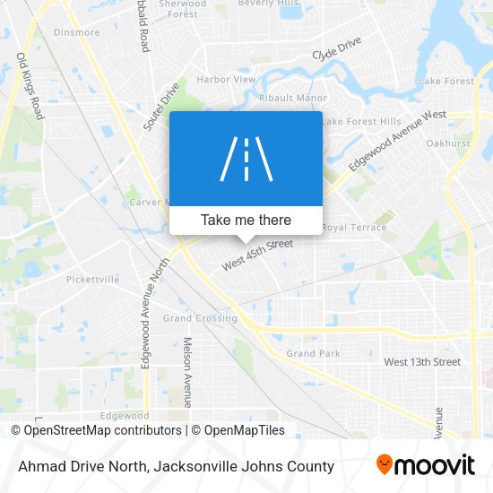 Ahmad Drive North map
