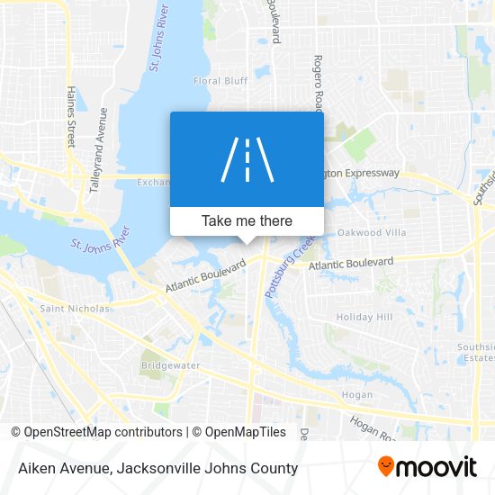 Aiken Avenue map