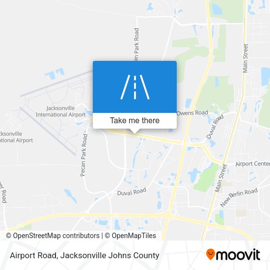 Airport Road map
