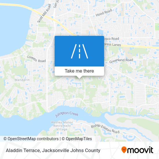 Aladdin Terrace map